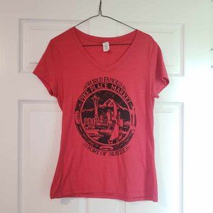 Pike Place Market Souvenir T-Shirt, Size Small (s)